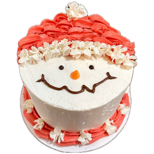 Chocolate Party Snowman Cake